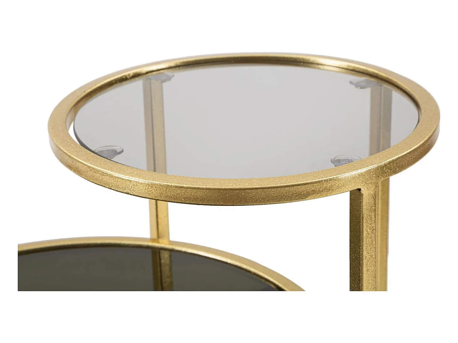 Mesa de Centro VKH570, Ouro, 50x40x60,5 cm, Kendra Home