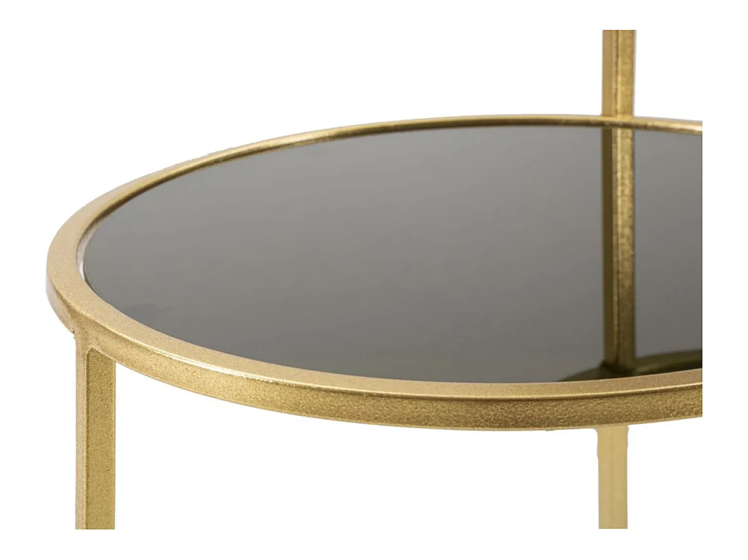 Mesa de Centro VKH570, Ouro, 50x40x60,5 cm, Kendra Home