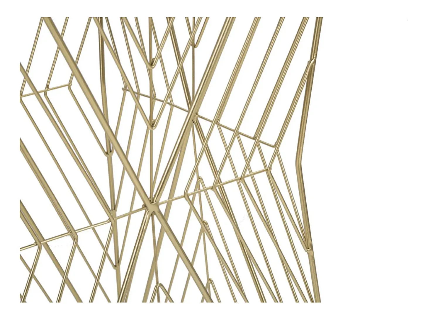 Mesa de Centro VKH594, Ouro, 50x50x100 cm, Kendra Home