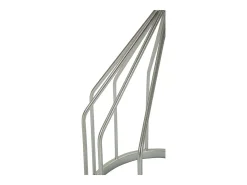 Mesa de Centro VKH532, Prata, 37,5x37,5x58 cm, Kendra Home