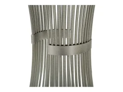 Mesa de Centro VKH581, Prata, 50x50x100 cm, Kendra Home