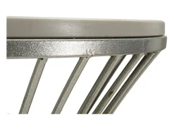 Mesa de Centro VKH581, Prata, 50x50x100 cm, Kendra Home