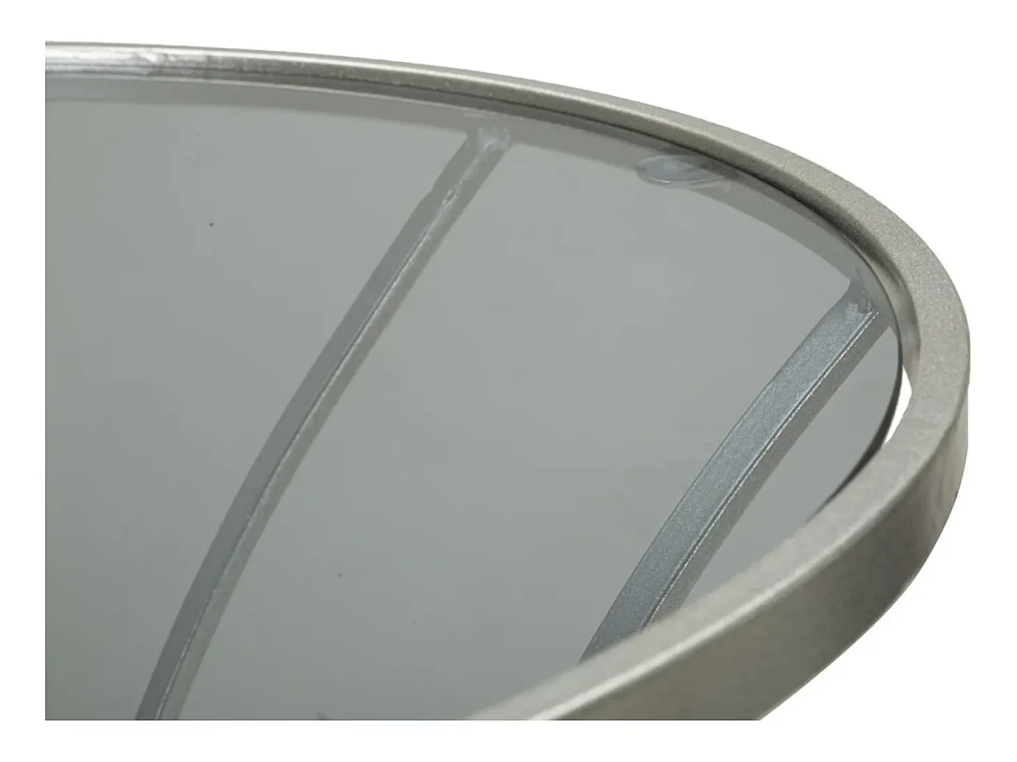 Mesa de Centro VKH564, Prata, 56x56x68 cm, Kendra Home