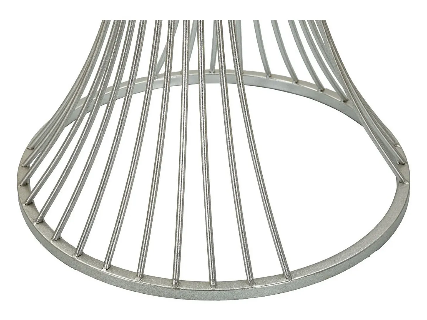 Mesa de Centro VKH582, Prata, 40x40x79 cm, Kendra Home