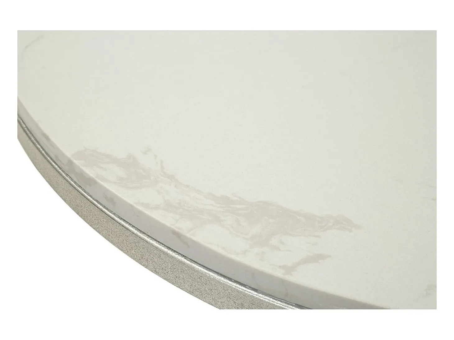 Mesa de Centro VKH807, Prata, 56x56x68 cm, Kendra Home