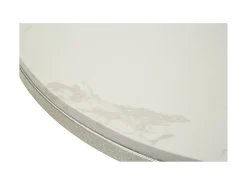 Mesa de Centro VKH807, Prata, 56x56x68 cm, Kendra Home