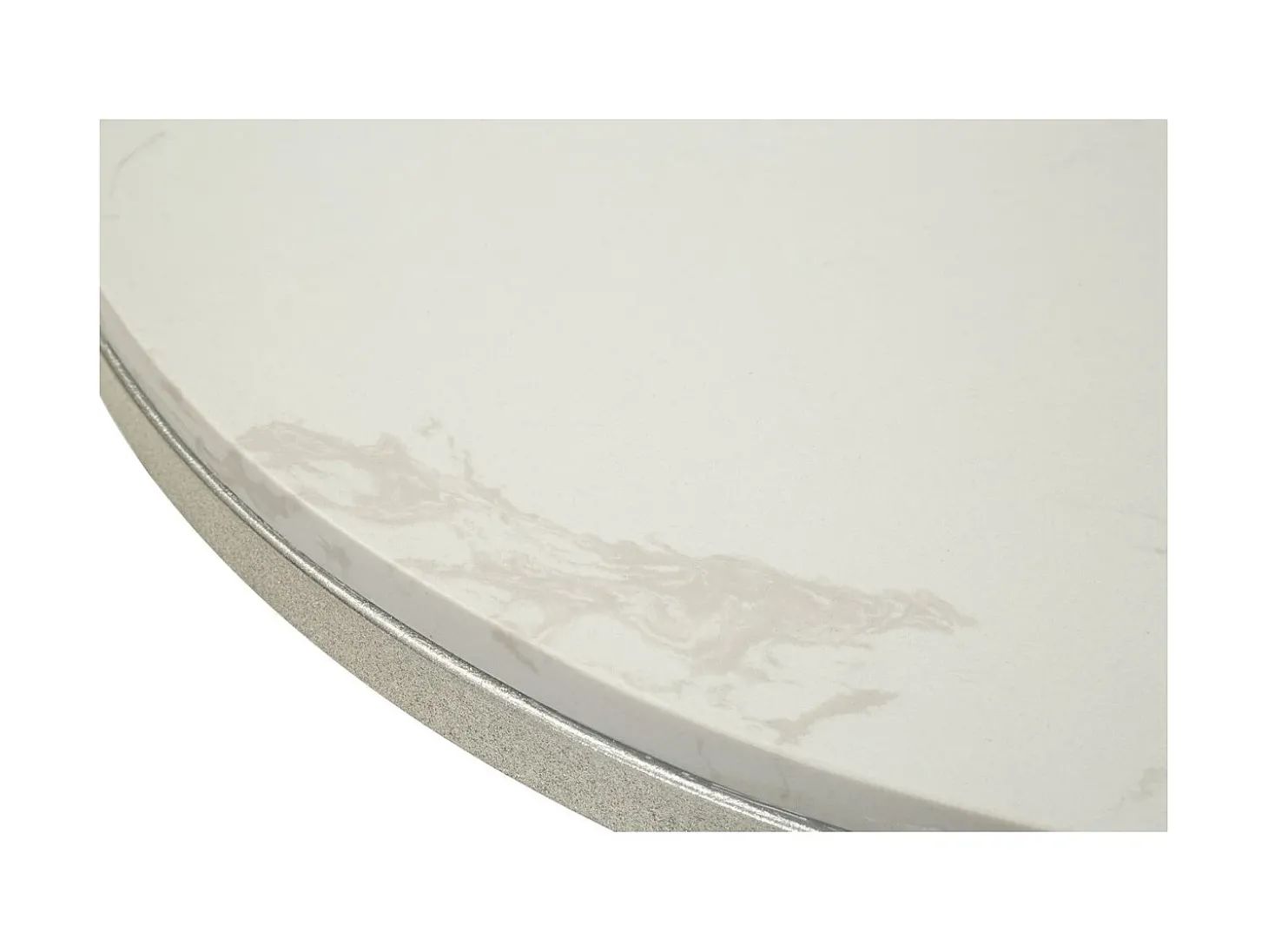 Mesa de Centro VKH807, Prata, 56x56x68 cm, Kendra Home