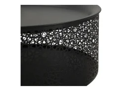 Mesa de Centro VKH523, Preto, 35x35x50 cm, Kendra Home