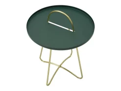 Mesa de Centro VKH525, Verde, 45x45x59 cm, Kendra Home