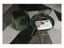 Mesa de Centro VKH525, Verde, 45x45x59 cm, Kendra Home
