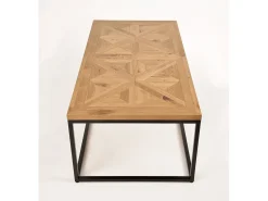 Mesa de centro 114x42x60 cm carvalho natural indus in05-0