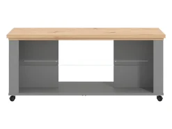 Mesa de Centro 114,5x49x50,5 cm Cinza
