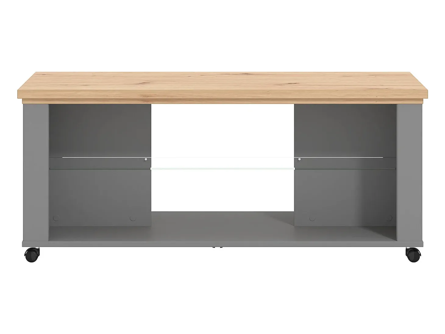 Mesa de Centro 114,5x49x50,5 cm Cinza