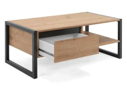 Mesa de Centro 100x40x55 cm Cinza Natural