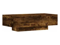 Mesa de centro 100x49,5x31 cm derivados madeira carvalho fumado