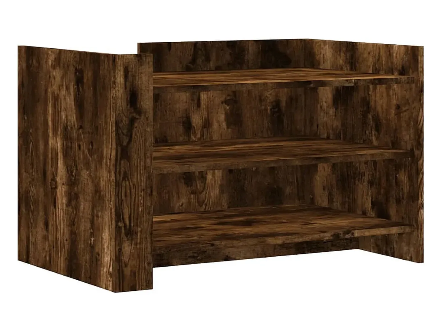 Mesa de centro 80x50x50 cm derivados de madeira carvalho fumado PT450390