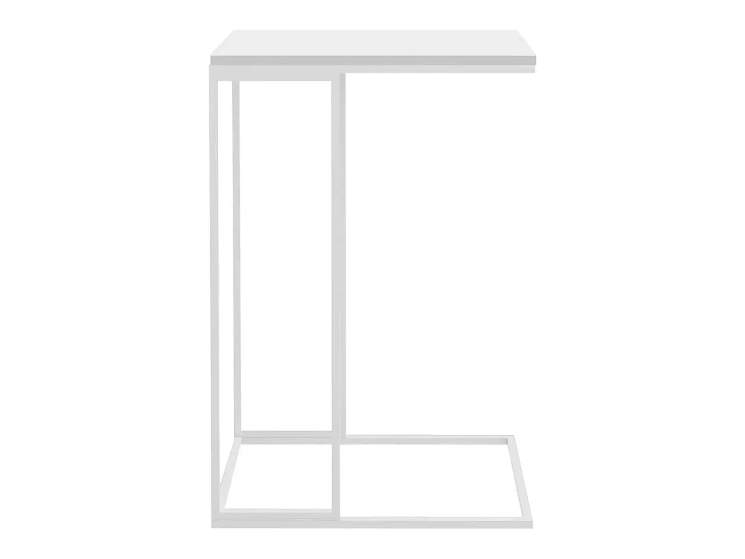 Mesa de centro 40x30x59 cm derivados de madeira branco PT116437