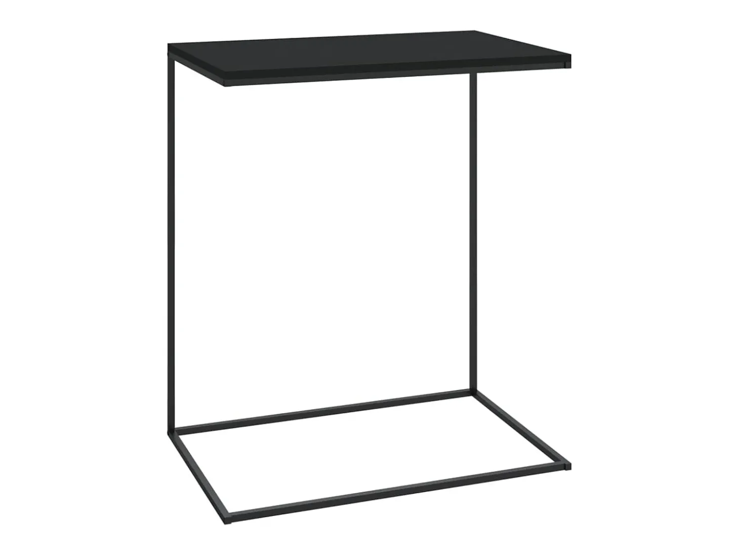 Mesa de centro 55x35x66 cm derivados de madeira preto