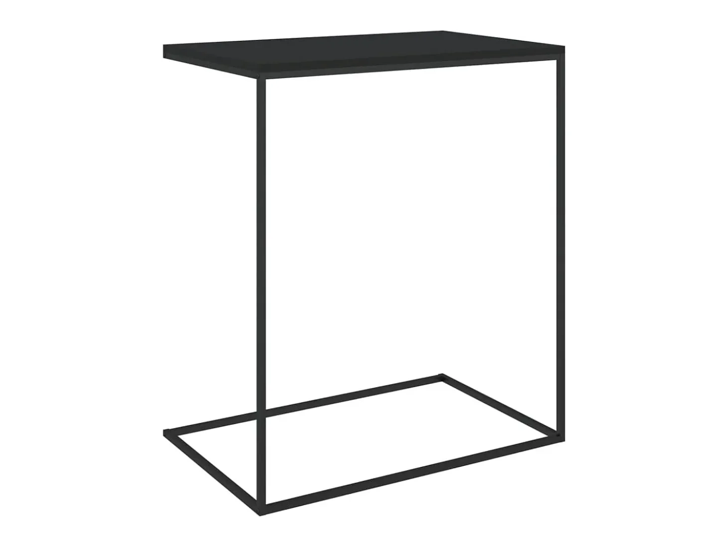 Mesa de centro 55x35x66 cm derivados de madeira preto