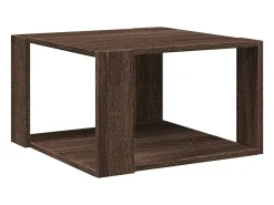 Mesa de centro 51,5x51,5x30 cm deriv. madeira carvalho castanho PT270524
