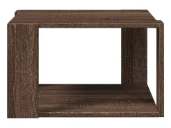 Mesa de centro 51,5x51,5x30 cm deriv. madeira carvalho castanho PT270524