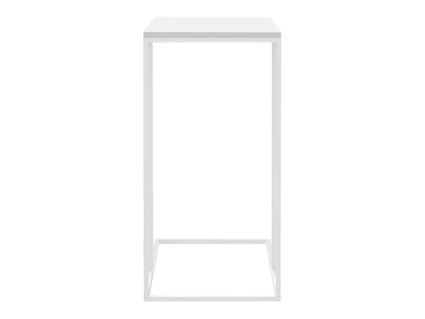 Mesa de centro 40x30x59 cm derivados de madeira branco