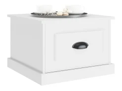 Mesa de centro 50x50x35 cm derivados madeira branco PT774681