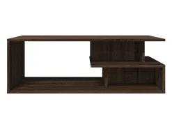 Mesa de centro 102x55x35 cm derivados madeira carvalho castanho PT338919