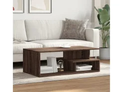 Mesa de centro 102x55x35 cm derivados madeira carvalho castanho PT338919