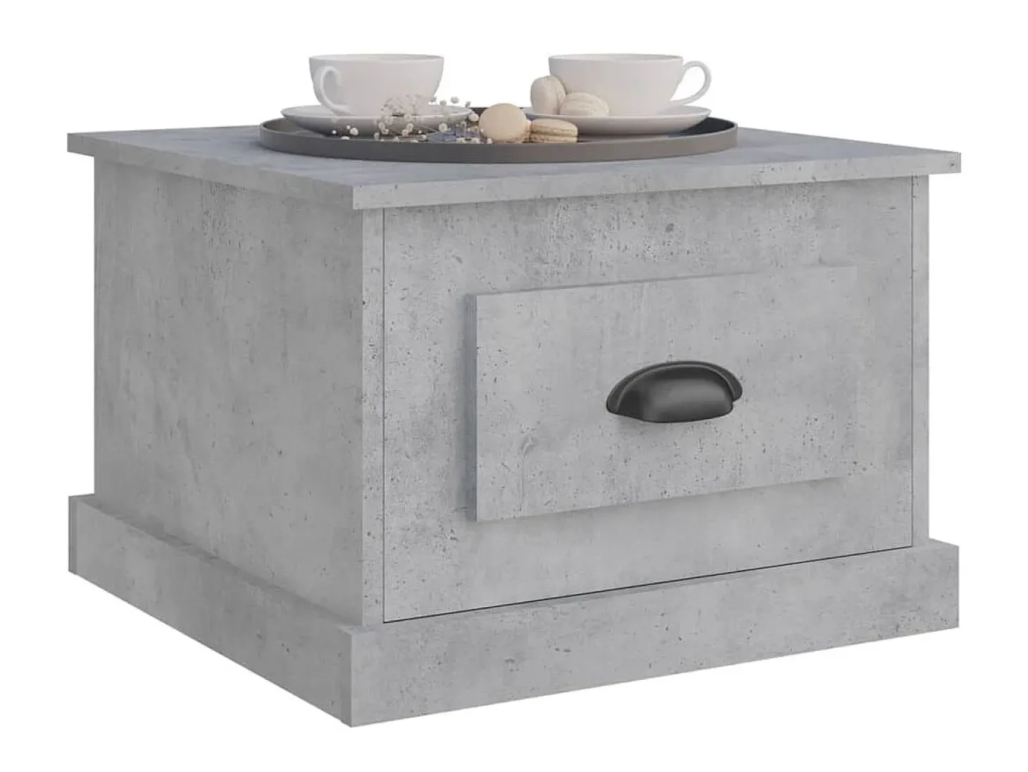 Mesa de centro 50x50x35 cm derivados de madeira cinzento sonoma PT803037