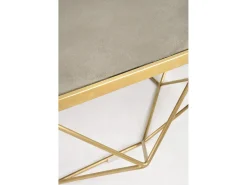 Mesa de centro 106x40x106 cm dourado glamour gl1714