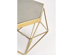 Mesa de centro 106x40x106 cm dourado glamour gl1714