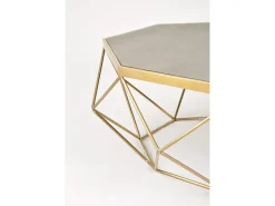 Mesa de centro 106x40x106 cm dourado glamour gl1714