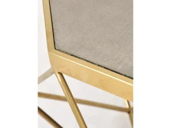 Mesa de centro 106x40x106 cm dourado glamour gl1714