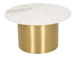 Mesa de Centro 80x43x80 cm dourada modig m53