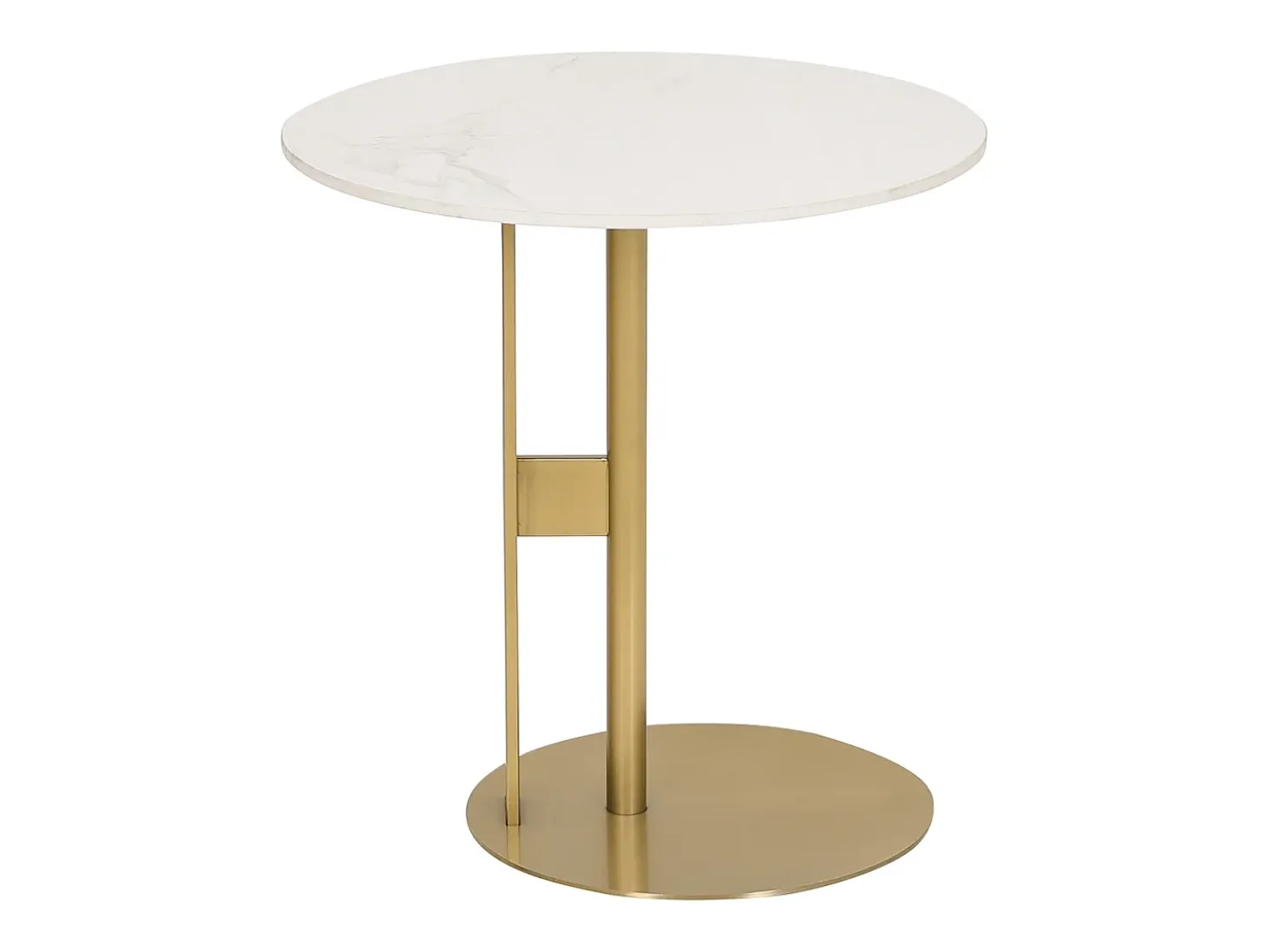 Mesa de Centro 80x43x80 cm dourada modig m53