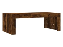 Mesa de centro 102x50x36 cm madeira processada carvalho fumado