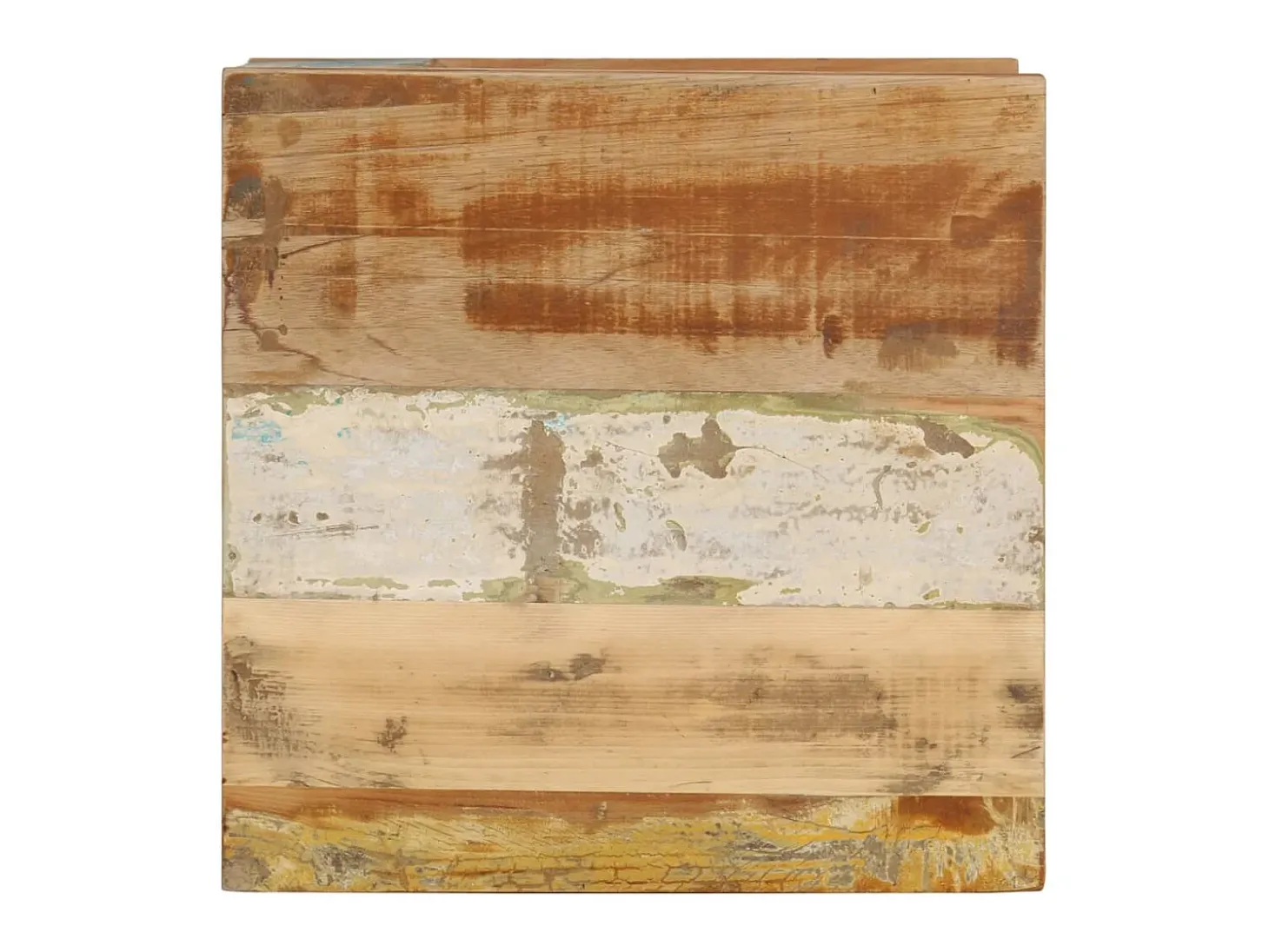 Mesa de centro 45x45x40 cm madeira recuperada maciça PT890798