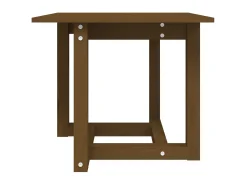 Mesa de centro 50x50x45 cm pinho maciço castanho mel PT712110
