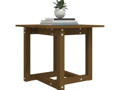 Mesa de centro 50x50x45 cm pinho maciço castanho mel PT712110
