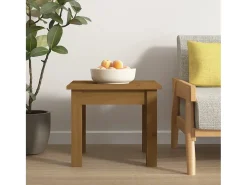 Mesa de centro 35x35x30 cm pinho maciço castanho mel PT382660