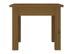 Mesa de centro 35x35x30 cm pinho maciço castanho mel PT382660
