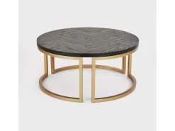 Mesa de centro 90x40x90 cm preta Sevilha SEV05-0