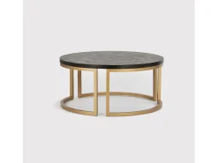 Mesa de centro 90x40x90 cm preta Sevilha SEV05-0