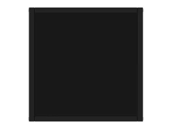 Mesa de centro 40x40x50 cm preto com vidro preto PT849057