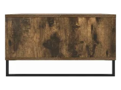 Mesa de centro 104x60x35cm derivados de madeira carvalho fumado