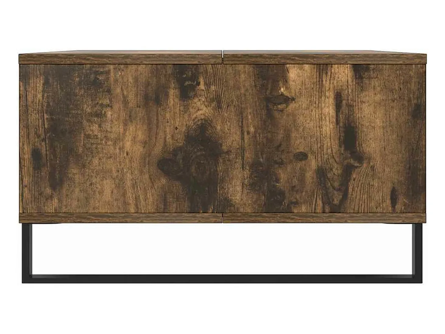 Mesa de centro 104x60x35cm derivados de madeira carvalho fumado