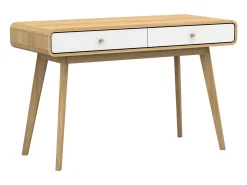 Mesa de computador com tampo elevável em MDF roxo