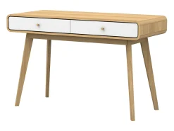 Mesa de computador com tampo elevável em MDF roxo