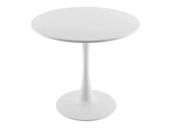 Mesa de Conjunto SucceBuy Mesa de Jantar Redonda em Madeira de 80 cm para 2 a 4 Pessoas (Só Mesa)
